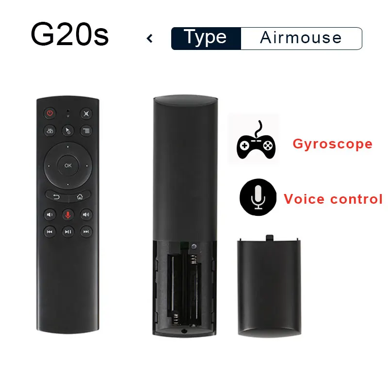 

Air mouse G20s Voice Remote Control 2.4G Wireless Air Mouse Microphone Gyrosconpe IR Learning for Android tv box Max X96 mi cool