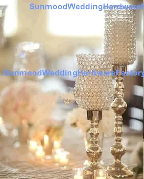 

Gold Candelabra Latest wedding centerpieces
