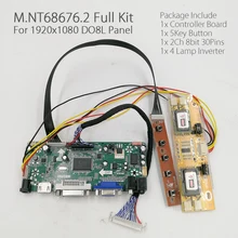 M. NT68676.2 ЖК-плата контроллера HD порт DVI VGA Аудио пк модуль комплект для M215HW01 1920X1080 2ch 6/8 Бит 30 контактов ЖК-панель