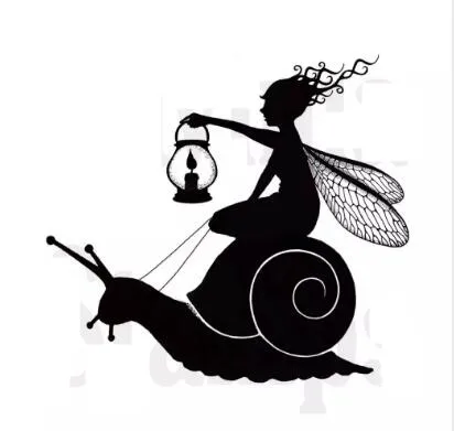 

Snail fairy Transparent Clear Stamps for D Clear Stamp Or stamp for DIY Scrapbooking Kids Fun Decoration SuppliesA482