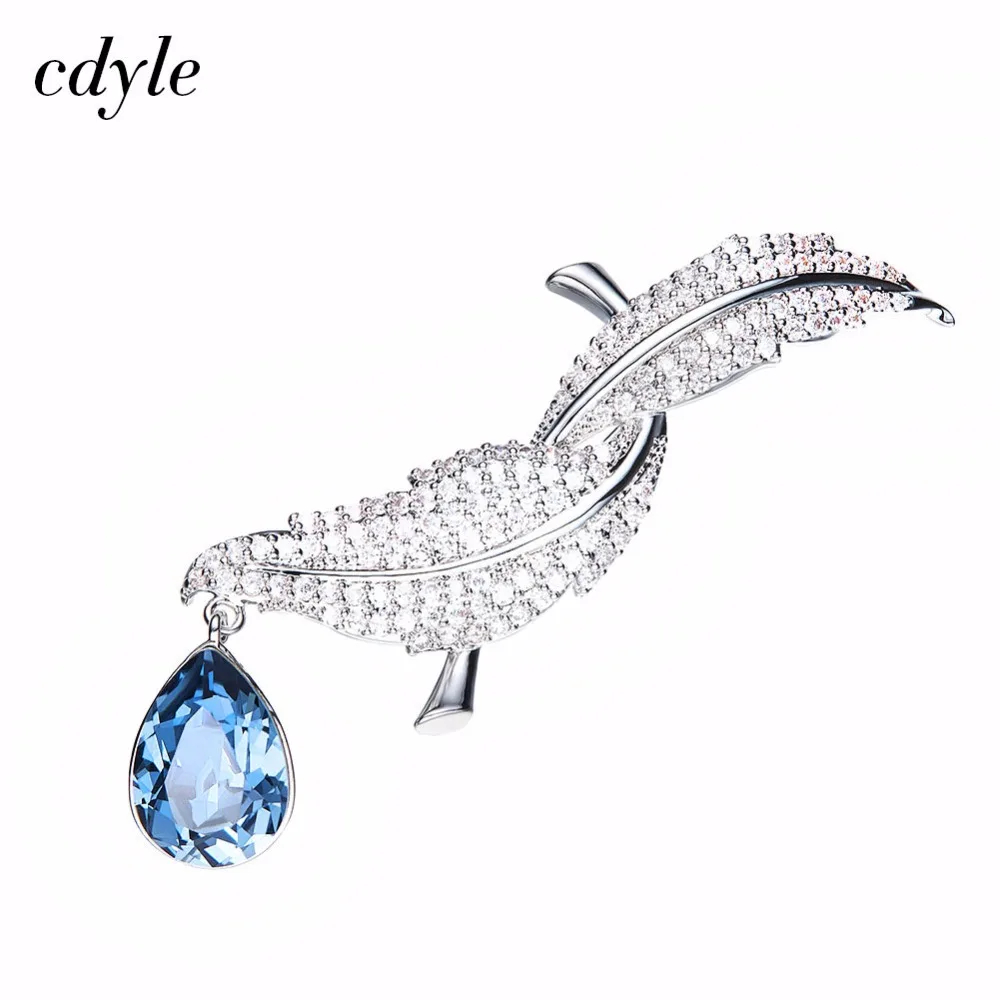 

Cdyle Crystals from Swarovski Brooches Women Austrian Rhinestone Fashion Jewelry Elegant Luxury Brooches New For Women