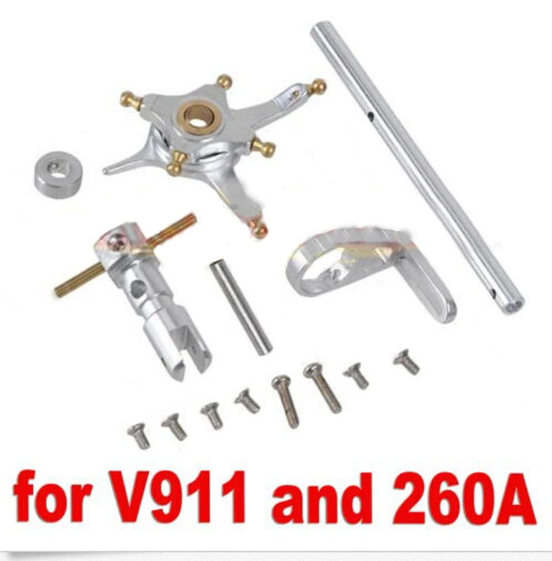 

1Set solo pro 260a Helicopter Metal Spindle Group Main Axle Set Upgraded Parts Common With Wltoys V911 For RC Single Helicopter