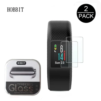 

2Pack For Garmin Vivosport Smart Watch 0.3mm 2.5D 9H Tempered Glass Screen Protector Ultra Clear Scratch Proof Glass Protector