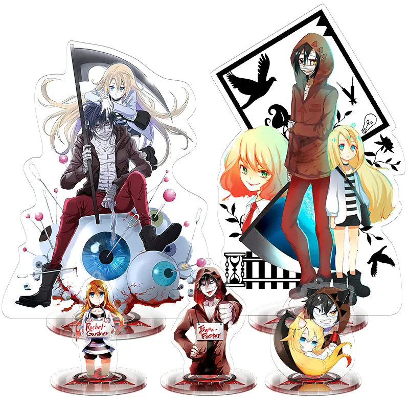 Angels of Death Anime Toy Double Sided Plastic Action Figures Toy High Quality Collection Model Toys 21cm Angels of Death Anime Toy Double Sided Plastic Action Figures Toy High Quality Collection Model Toys 21cm