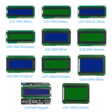 ЖК-дисплей 1602 LCD 2004 LCD 12864 IIC / I2C ЖК-модуль экран синий/зеленый для Arduino для UNO r3 Mega 2560 Raspberry pi