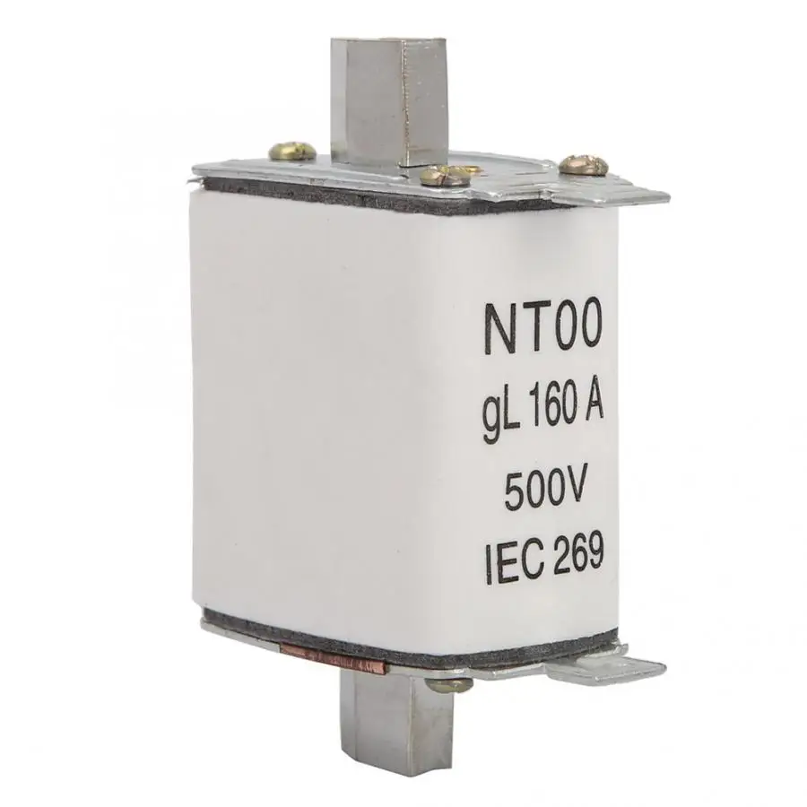 

Electrical Equipment Safety Protection NT00/RT16-00 500V/160A Blade Ceramic Fuse IEC 269