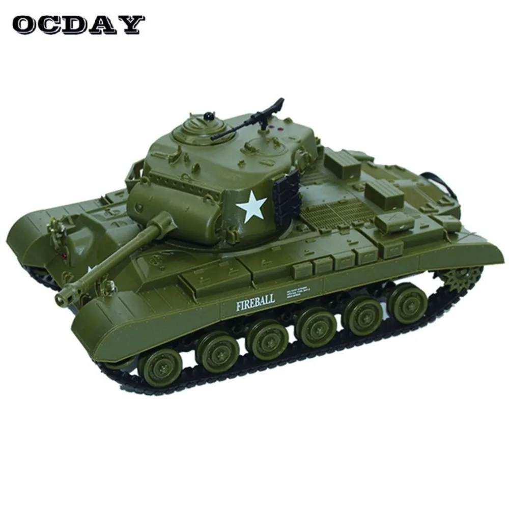 

2.4G Infrared RC Battle M26 Emmagee Remote Control Tank & Pershing Tank Cannon Remote Tank Model Toy for Children Boys Best Gift