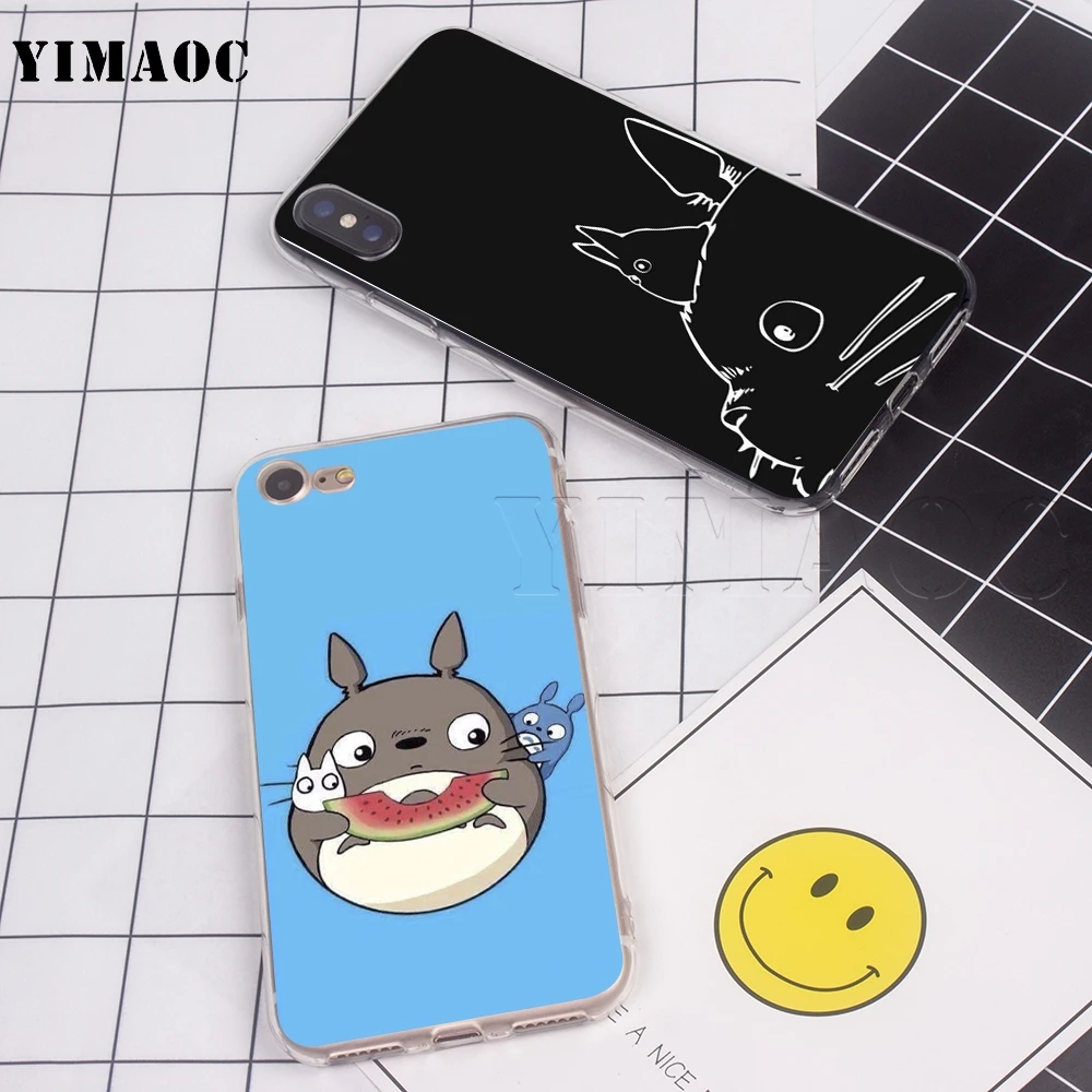 YIMAOC Мой сосед Тоторо чехол для Xiaomi Redmi Mi Note MAX 3 6a 7 8 9se mix 2s a1 a2 Lite mi6 mi8 se pocophone
