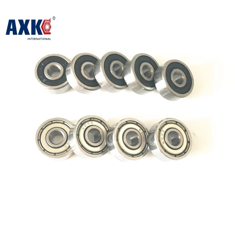 624 zz 624Z 624ZZ ABEC 5 шарикоподшипник подшипник из хромистой стали 2RS R1340HH 4*13*5 мм|bearing