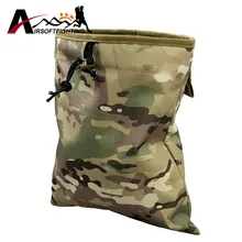 Airsoft Tactical Magazine Dump Drop Pouch Bag Hunting Molle Belt Magazine Pouch Sport Bike Travel Fishing Utility Tool Case
