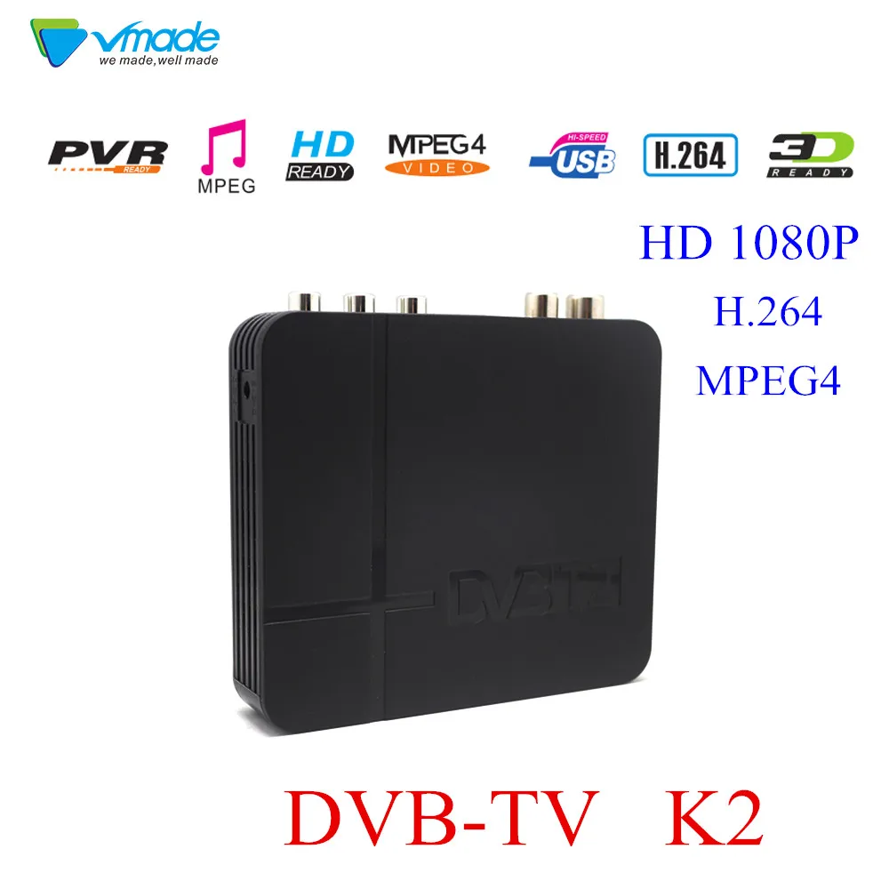 

TV box HD DVB T2 K2 Terrestrial Receiver DVB-T2 MPEG-2/4 H.264 Support HDMI Set Top Box K2 PVR TV Tuner ship from Europe Russia