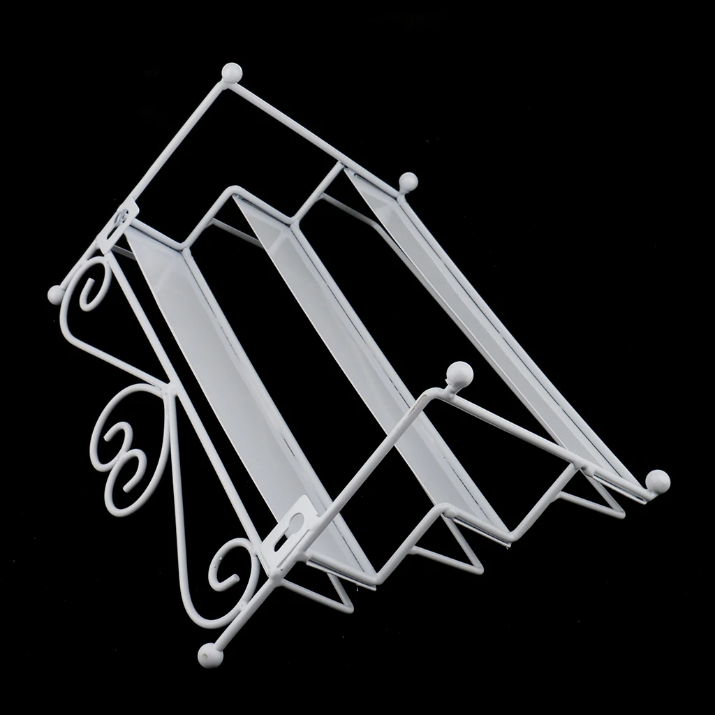 MagiDeal Metal Heart Organizer Nail Polish Display Stand Rack for 24 Bottles Convenient Nails Art Decorations