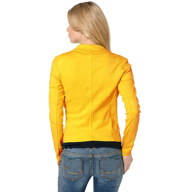 Mr.nut Candy Color Casual Top Jacket One Button Lady Small Suit Suit Office Commuter Fashion Temperament Women's Suit