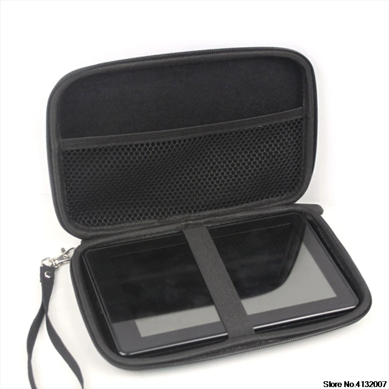 7 Inch Hard Shell Carry Bag Zipper Pouch Case for Garmin Nuvi TomTom Sat Nav GPS