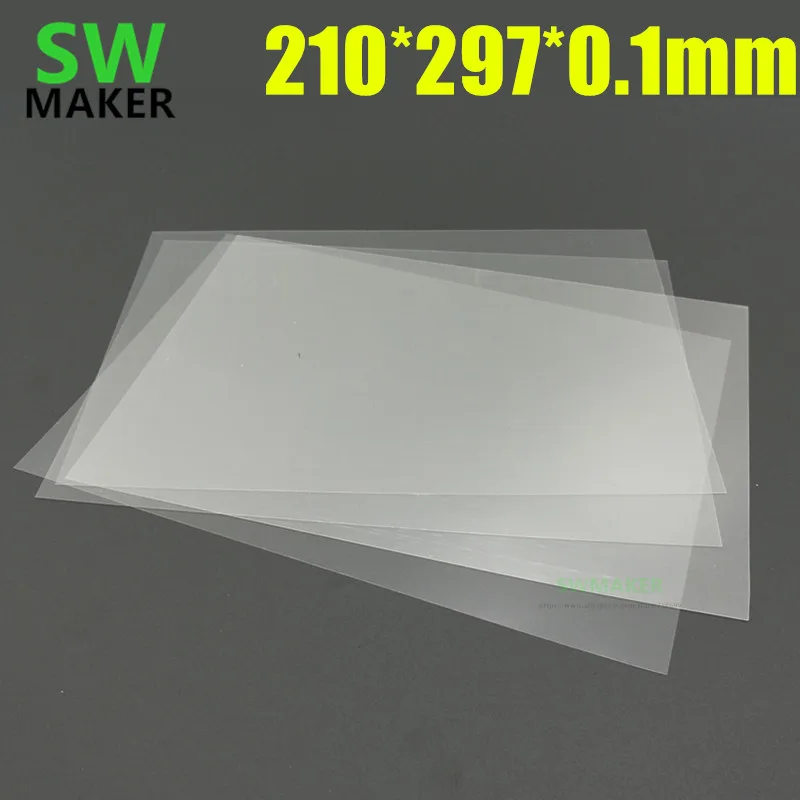 5pcs 210*297*0.1 mm UV resin Non-Stick Reservoir Coating release liner 210x297mm for SLA DLP 3D printer accessory parts | Компьютеры и