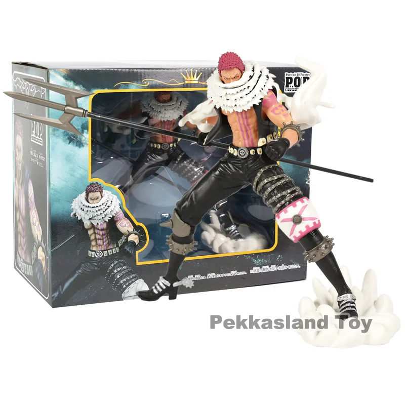 

Anime One Piece Portrait of Pirates Dessert Three Star Charlotte Katakuri Action Figure Collection Model Toys Doll