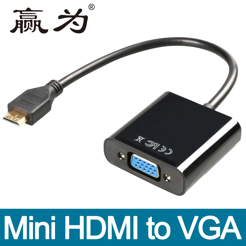 1080 P Mini HDMI VGA Видео Аудио Питание конвертер Кабель адаптер для ПК HDTV Дисплей