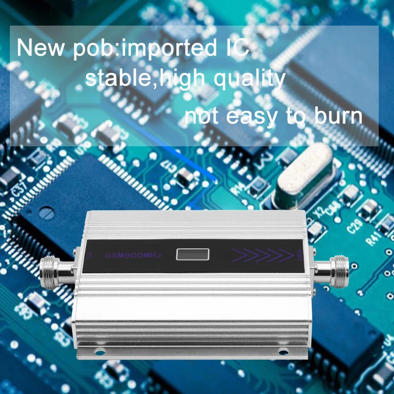 WCDMA 2100 MHZ الخلوية إشارة مكبر للصوت LCD عرض البسيطة الهاتف المحمول إشارة معززة مكرر ياغي + سوط هوائي محوري كابل>