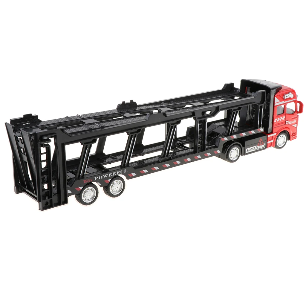 1:50 Die-Cast Toy Friction Powered Metal Transport Car Carrier Truck Toy for Boys and Girls