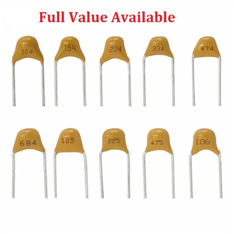 50PC Monolithic Multilayer ceramic capacitor 100 101 102 103 104 105