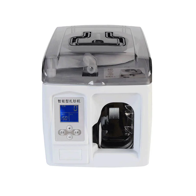 سريع سرعة المال تجميع آلة 220 V 80 W ذكي الأوراق النقدية الموثق تجميع آلة المال اوراق الملاحظات ماكينة تجليد K-100