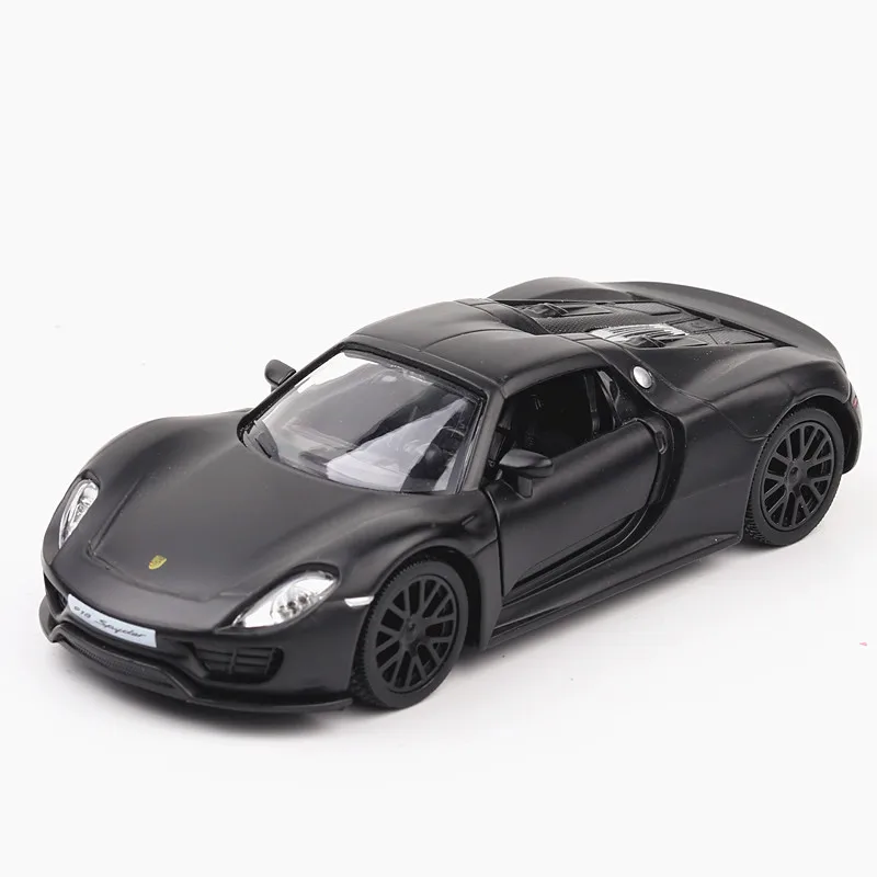 Модель 1/36 литая матовая черная Автомобильная серия Pors918 # CH554030M корпус из сплава 5