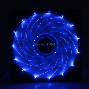 

2PCS lot 3Pin 4Pin Cooling CPU Heatsink Fans 15 - LED Blue Light for Computer PC Case 120 x 25mm