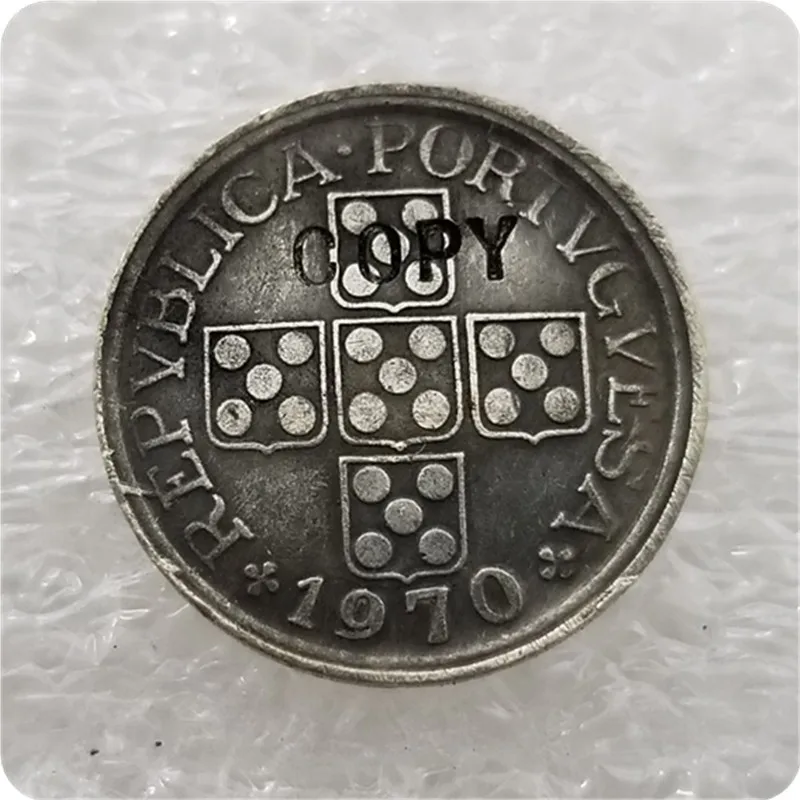 1969 1970 PORUGAL 10 центавос копия памятных монет медаль монеты коллекционные