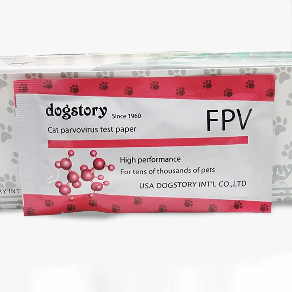 

Feline Tick Cat Virus Test Strips FPV Test Papers Feline Tick Cat Virus Test Strips Pet Medical Supplies Family Standing Tool
