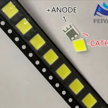 1000 шт. 5054 светодиодный ЖК-дисплей подсветка ТВ применение СВЕТОДИОДНЫЙ подсветка 1,5 Вт 3 в 5050 холодный белый Светодиодный ЖК-Телевизор подсветка SL-WZ5054FTA-11FAD