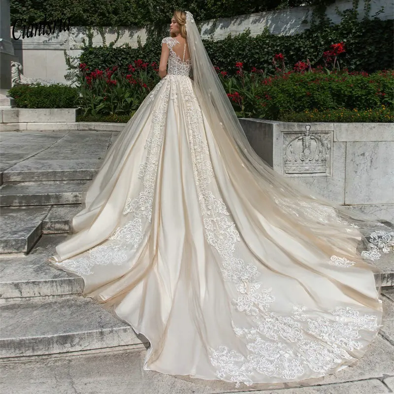 

Wedding Dress 2019 Sweetheart Ball Gown Off The Shoulder Wedding Dresses Vestido De Noiva 3D flower lace with pearls