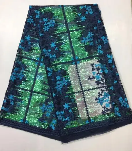 

7 colors ZH-10191 embroidery tull net lace fabric romantic sequins lace for evening dress/fashion show