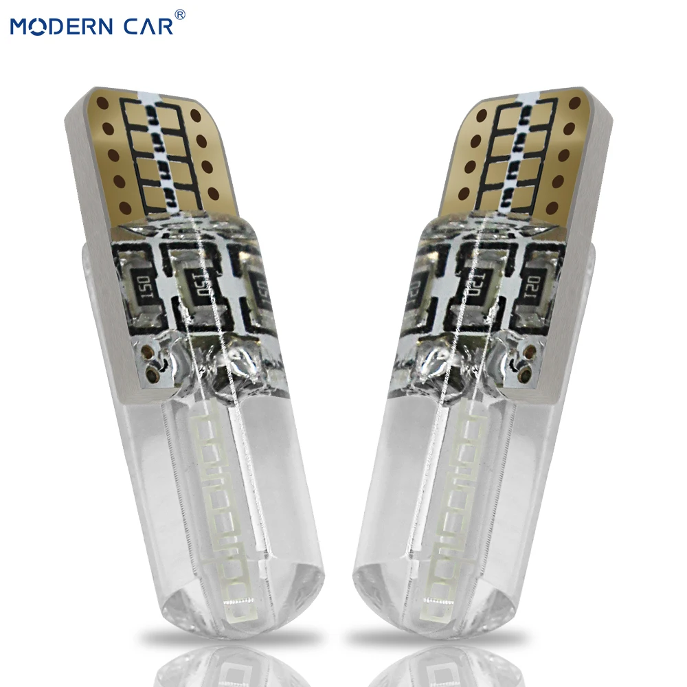 MODERN CAR 12V Silicone T10 W5W New Design Car Led Light Bulb COB 2 Sideds Clearance Parking Lamp LED Signal License Plate Light MODERN CAR 12V Silicone T10 W5W New Design Car Led Light Bulb COB 2 Sideds Clearance Parking Lamp LED Signal License Plate Light