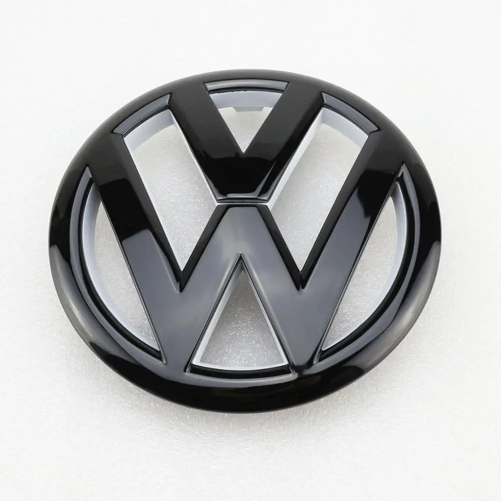 135 мм глянцевый черный Белый Передний гриль значок на замену логотип автомобиля