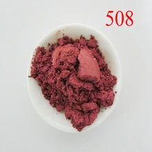 Слюды черный перламутровый пигмент, цветной слюды порошок, 1 лот = 20 грамм 508 рубин, жемчуг красный порошок