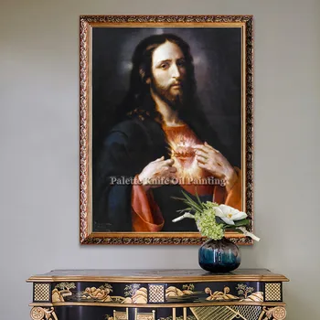 

Jesus Christ Jesus Canvas Posters and Prints Wall Art Pictures for living room Home Decor cuadros decoracion Oil painting 5