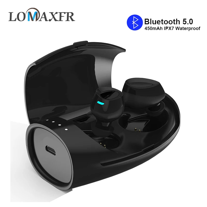 Wireless Bluetooth V5.0 Earphones Stereo Headsets Sport Dual Earbuds with Microphone Headphones for Iphone Android Smart Phone Wireless Bluetooth V5.0 Earphones Stereo Headsets Sport Dual Earbuds with Microphone Headphones for Iphone Android Smart Phone