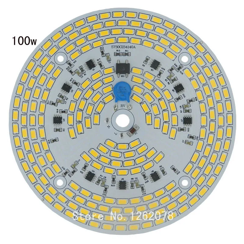 3 w 5 7 9w12w 15 25 30 40 W 60 100 водителя led SMD2835 привело PCB для круглых лампочка 220 V