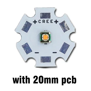 10-50 шт. CREE XPE XP-E R3 3 Вт высокомощный светодиодный 3535 SMD Красный Синий Зеленый Желтый UV395nm IR850nm розовый, ледяной голубой для DIY - Испускаемый цвет: With 20mm PCB