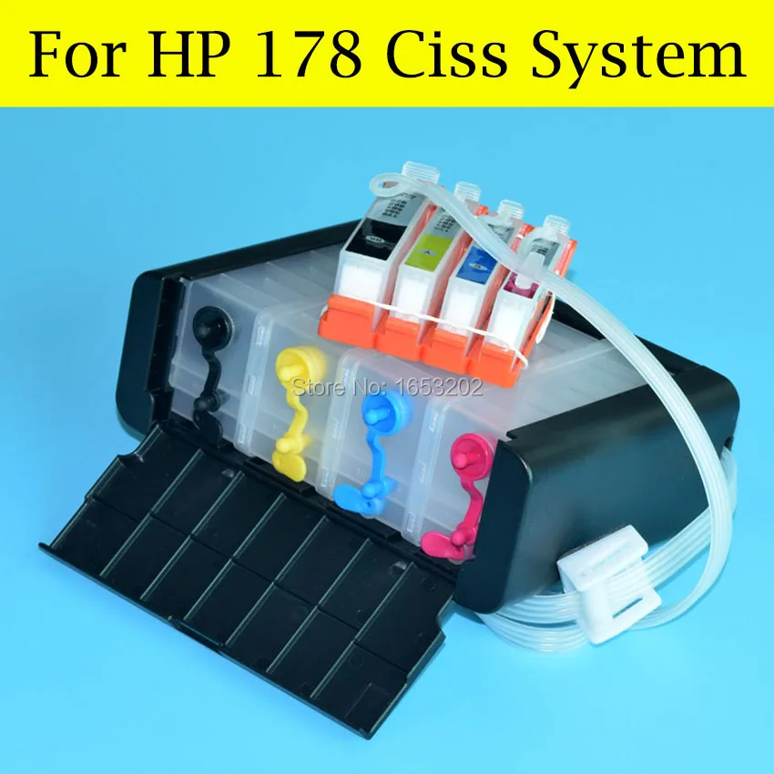 For HP 178 4 Color Ciss System 1
