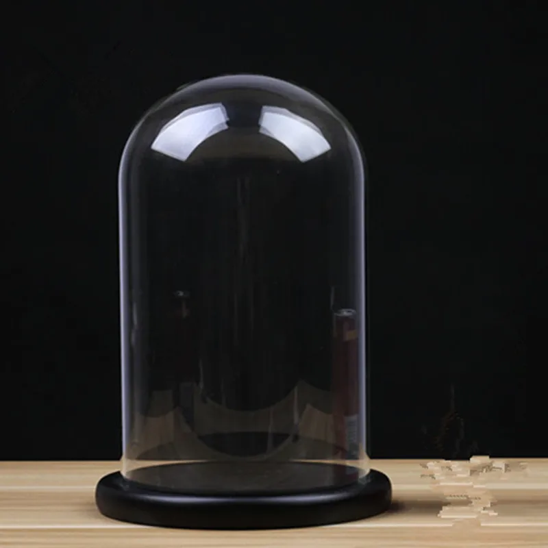 Диаметр = 10 см 12 см 15 см стеклянный купол w черная основа домашнее украшение креативный стеклянный купол подарок свадебное украшение