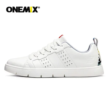 

ONEMIX 2019 Men Casual Skateboard Shoes Lightweight Women White Platform Sneakers zapatillas mujer 35 - 45