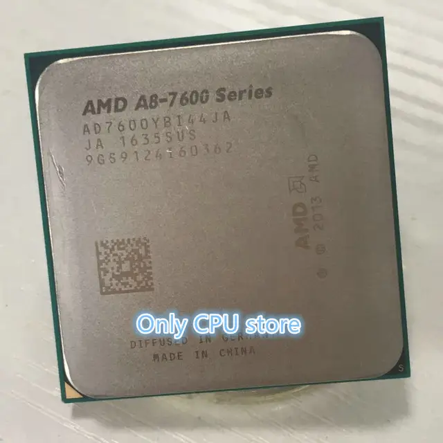AMD FM2+APU A8 7600 Quad Core CPU 3.1GHz L2=4M 65W Integrated R7 graphics 906Pin A8 7600B CPU