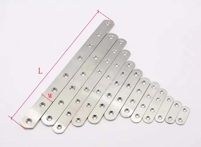 Flat straight furniture connector plate board,steel corner 