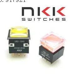 

[ZOB] UB2-15H1 nkk flat thin button switches UB2-15H2 square is not self-lock button original authentic --5PCS/LOT
