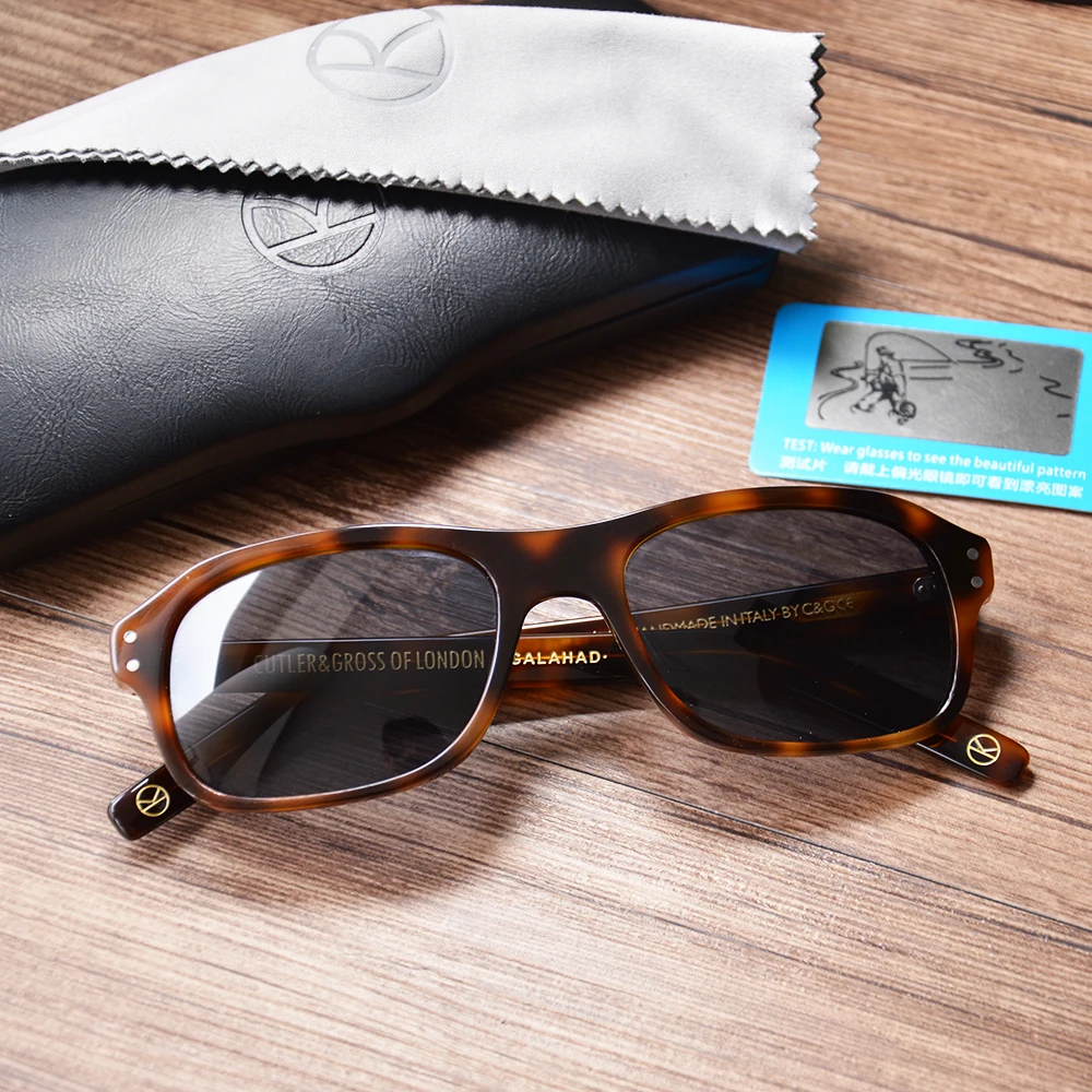 

Kingdom Kingsman Vintage Retro Oversized Sunglasses Men brand designer polarized UV400 Leopard Square Sunglass Women