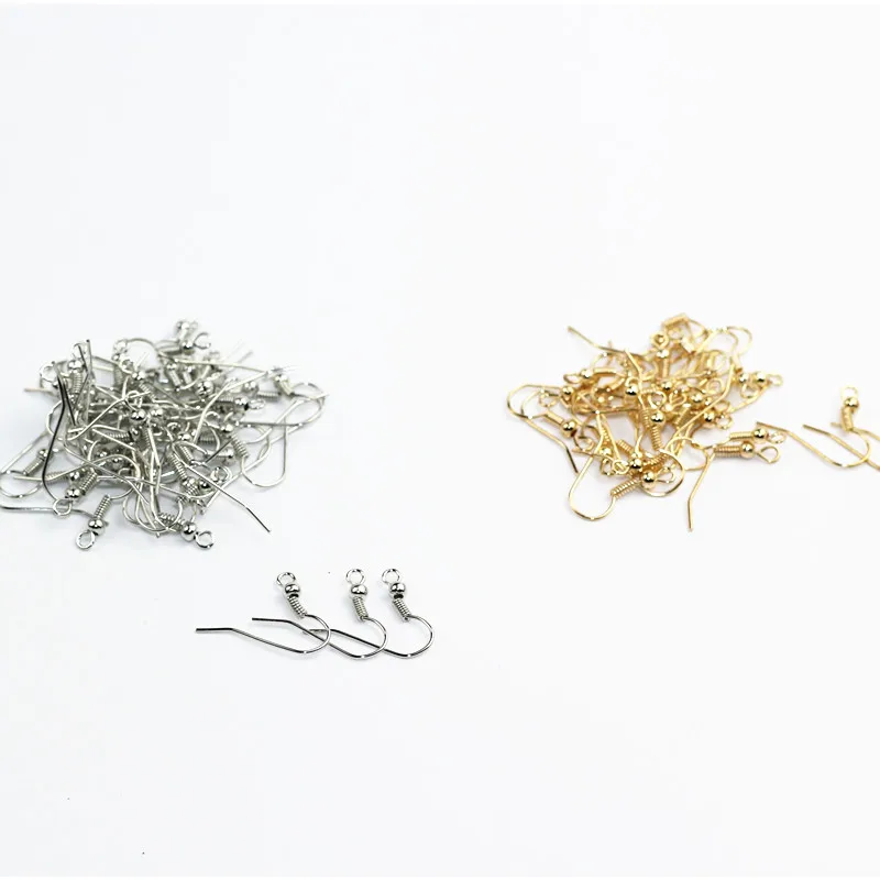 

PZ1 Fashion Jewelry 50 Pieces / Set Earring Clasps DIY Jewelry Accessories Iron Accessories Earwire Hook Jewelry