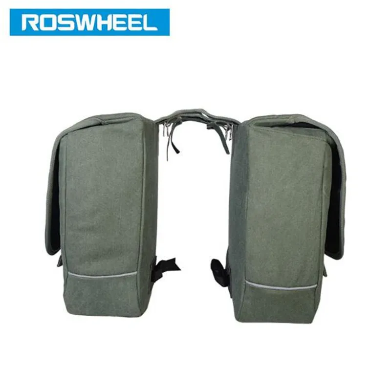 Велосипедная сумка ROSWHEEL 20L ретро холщовая велосипедная MTB задняя стойка чехол для