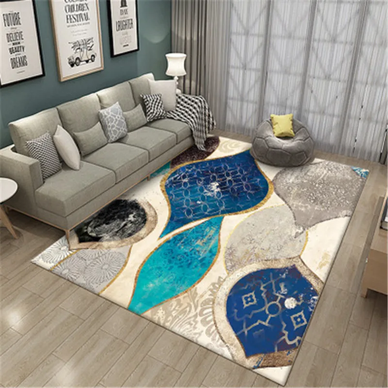 Large Area Rug For Living Room Fashion Carpet Thick Soft Rug Bedroom Centre Bedside Rug Kids Room Mat Bathroom Anti-Slip Carpets - Цвет: 1