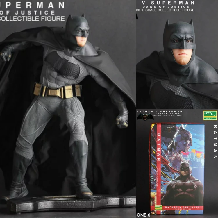 

Crazy Toys Batman V Superman Dawn of Justice Batman 1/6 th Scale Collectible Figure Toy
